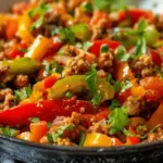 Ground Turkey and Peppers