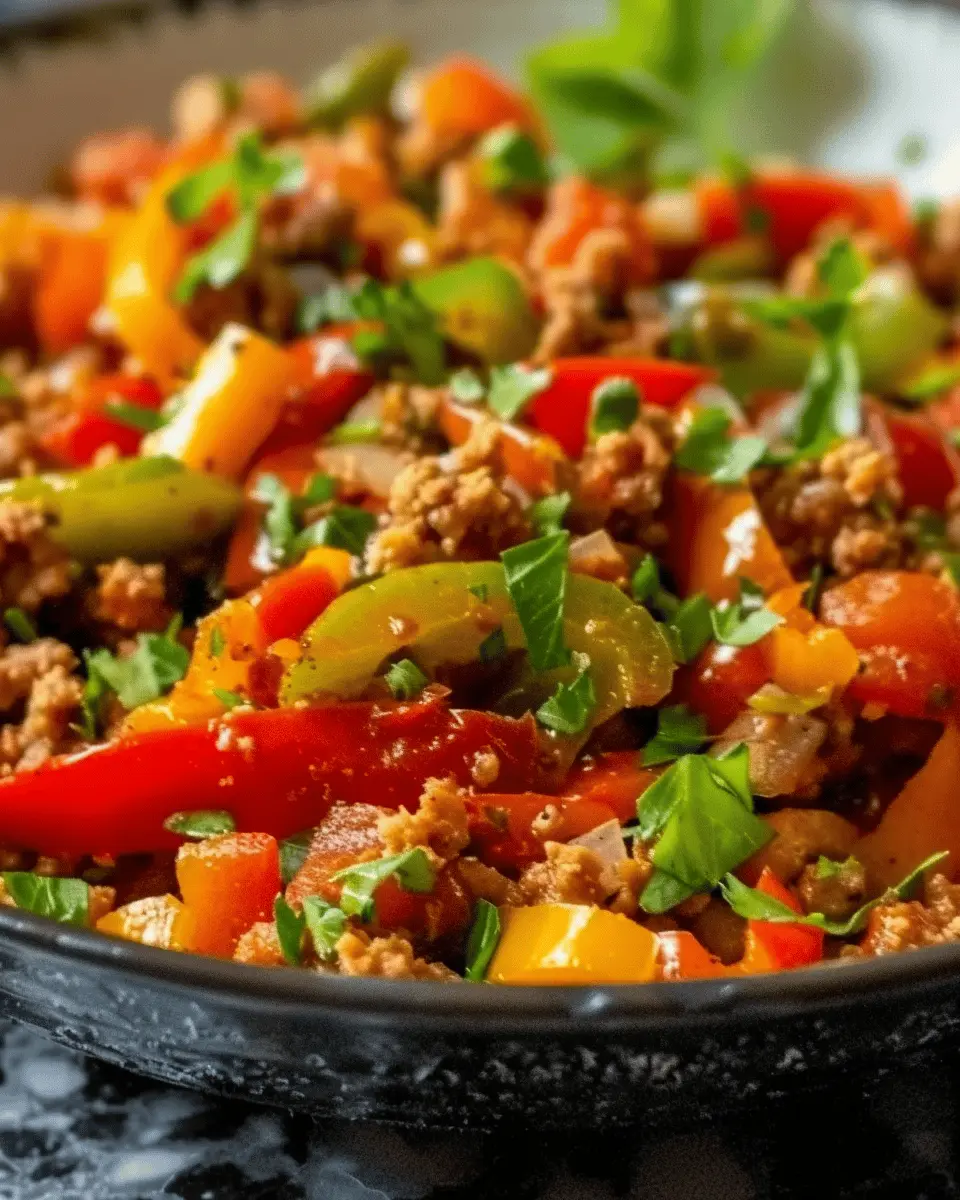 Ground Turkey and Peppers: Easy, Healthy Dinner Recipe for All