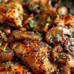 Black Pepper Chicken with Mushrooms
