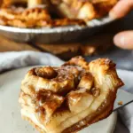 Cinnamon Roll Apple Pie