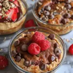 Baked Protein Pancake Bowls