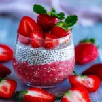 Strawberry Chia Seed Pudding
