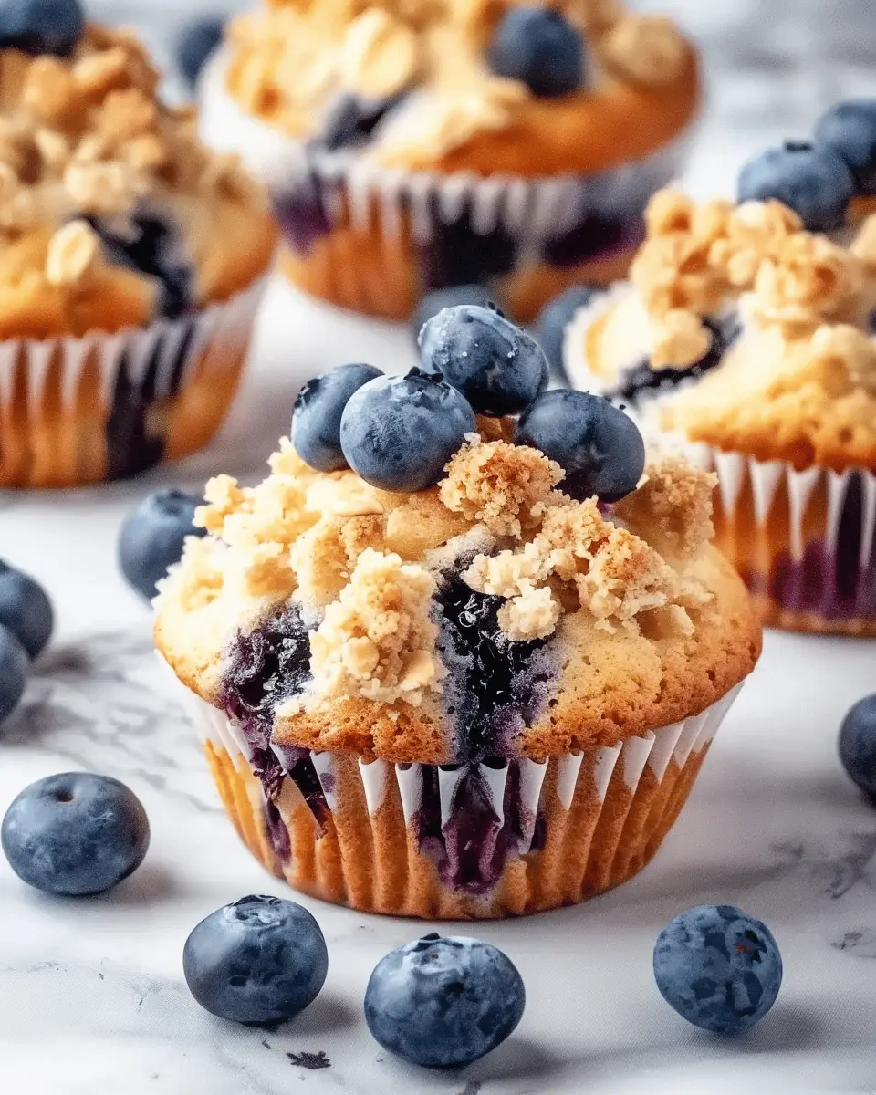 Tasty Blueberry Muffins: Easy Crumble Topping for Cozy Mornings