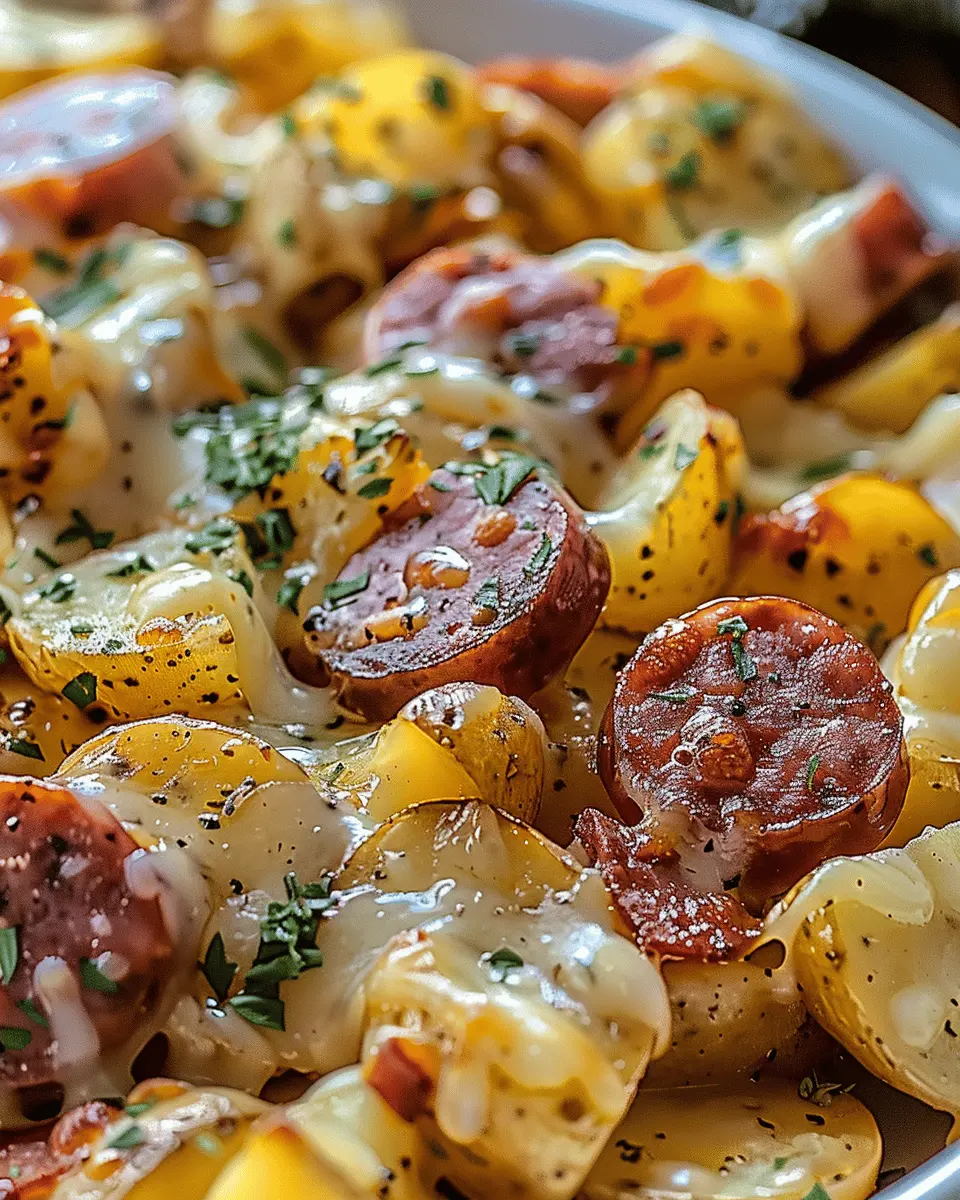 Cheesy Ranch Potatoes and Smoked Sausage: Easy Comfort Food Delight