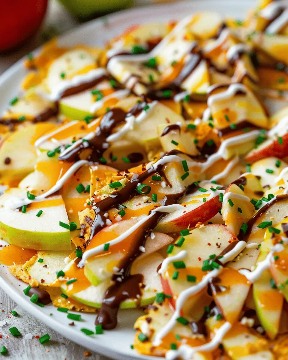 Apple Nachos: Easy and Indulgent Treat for Your Sweet Tooth