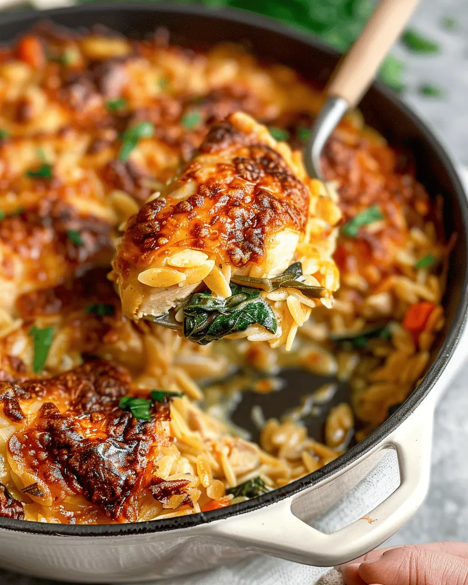 Monterey Chicken One Pan Orzo: Easy, Flavorful Turkey Bacon Delight