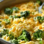 Creamy One-Pot Broccoli Cheddar Orzo