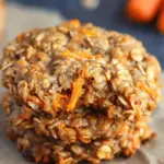 Healthy Carrot Cake Oatmeal Cookies