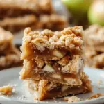 Apple Crisp Shortbread Bars