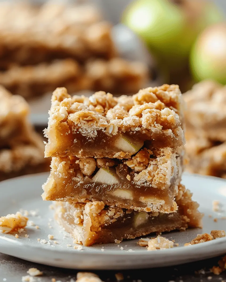 Apple Crisp Shortbread Bars: Your New Indulgent Fall Favorite