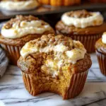 Pumpkin Cheesecake Muffins