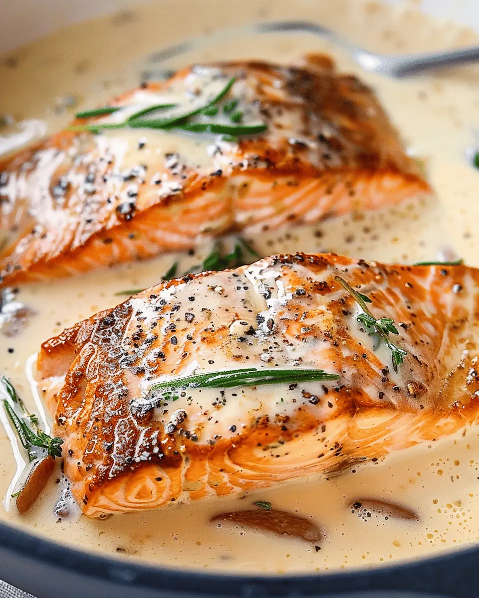 Tuscan Salmon with Parmesan Cream Sauce: Easy & Indulgent Recipe