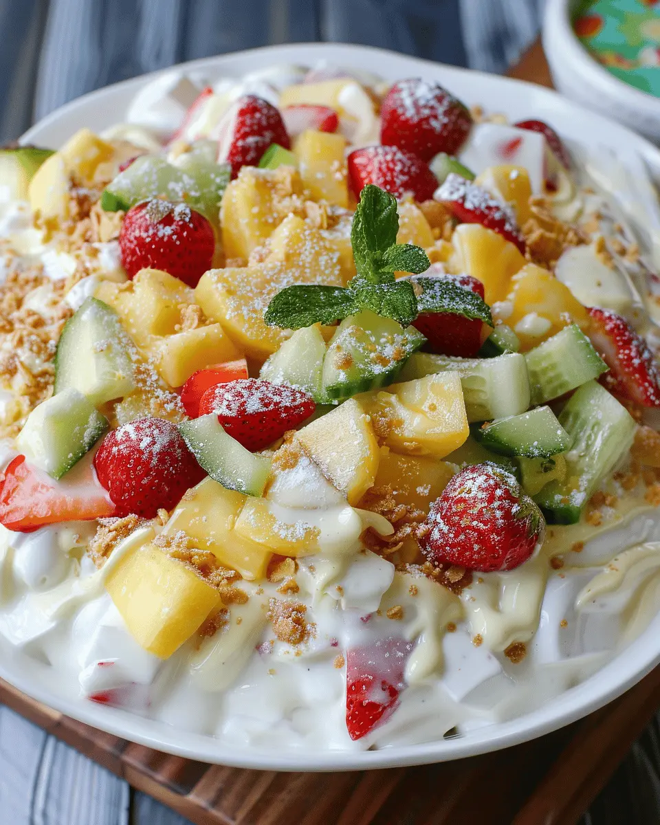 Hawaiian Cheesecake Salad Recipe: A Refreshingly Indulgent Twist