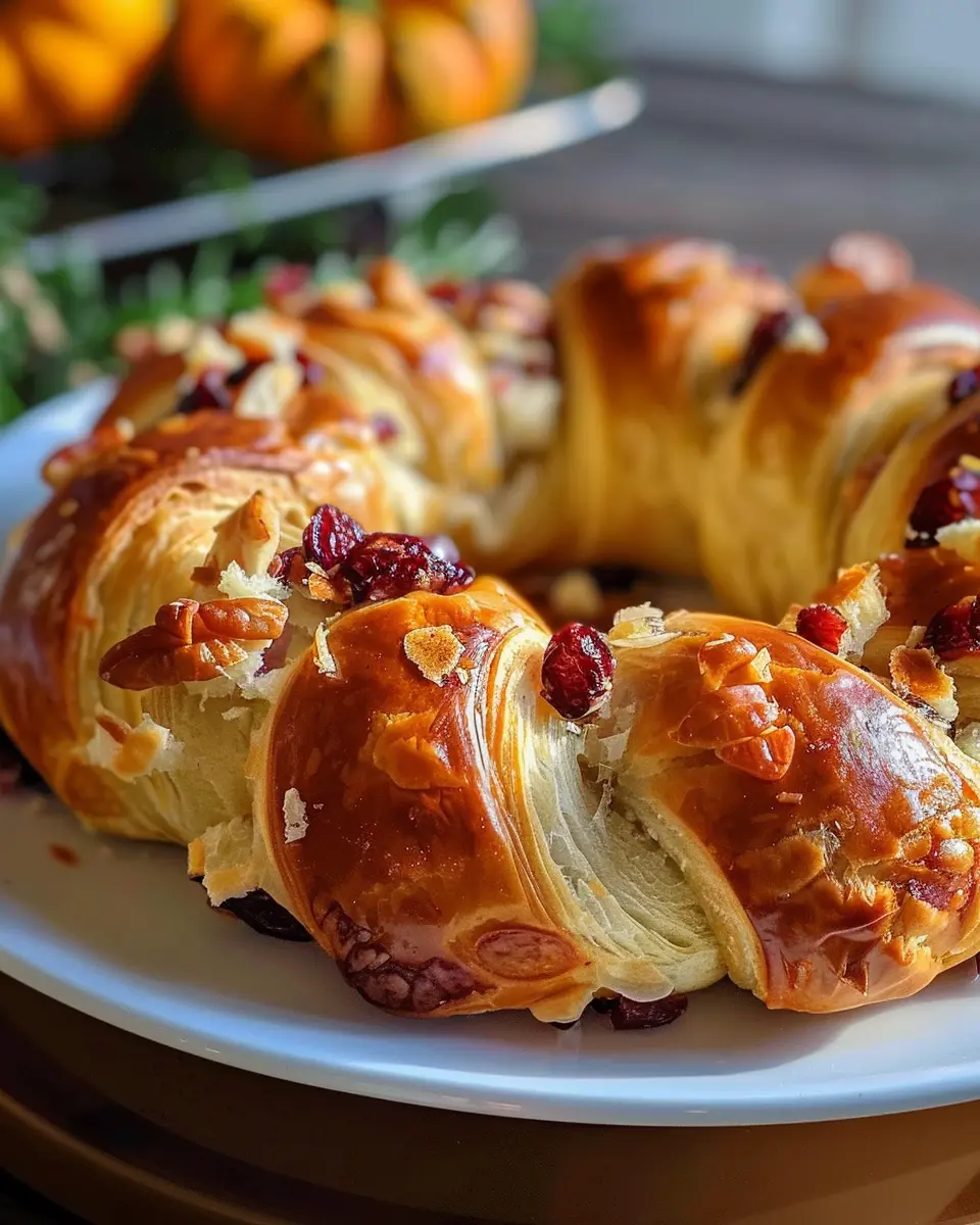 Easy Thanksgiving Crescent Ring: A Joyful Twist with Turkey Bacon and Chicken Ham