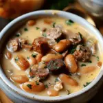 Cozy Creamy Bean Soup with Sausage Recipe