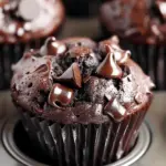 Bakery-Style Double Chocolate Chip Muffins Recipe