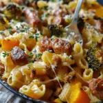 Autumn Sausage Pasta Squash
