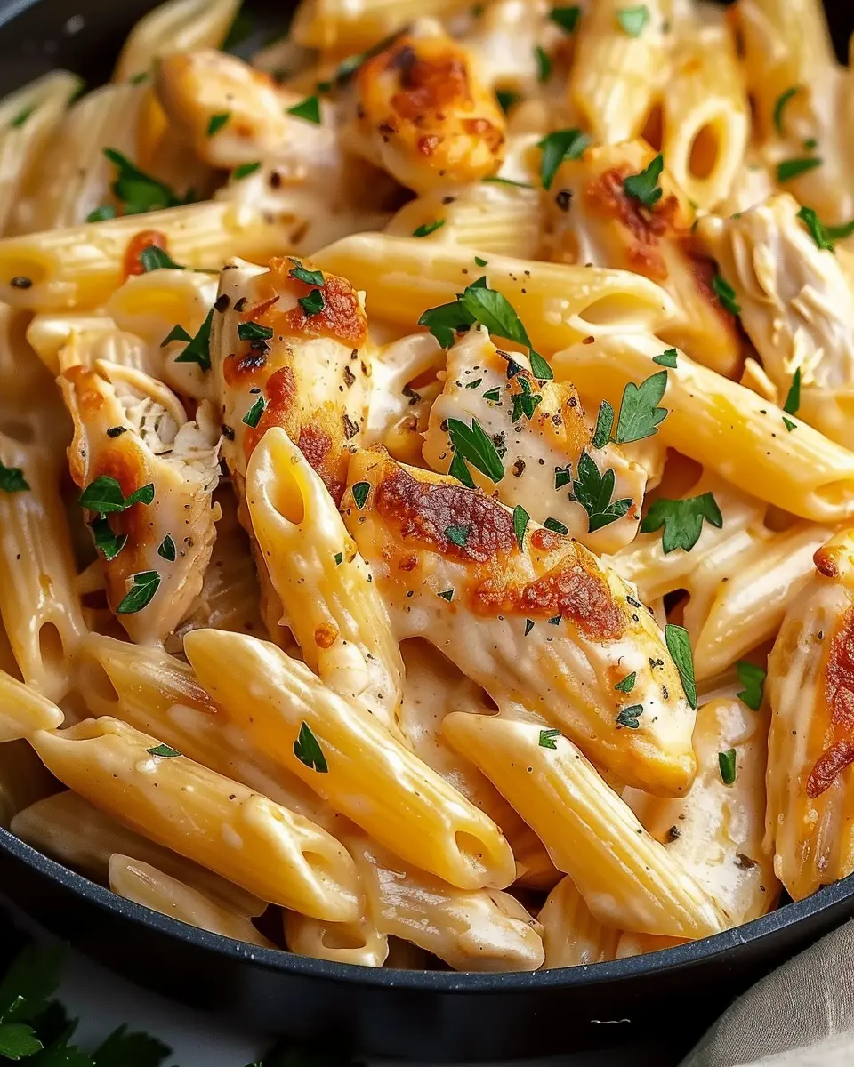 Crac Chicken Penne: Easy Comfort Food with Turkey Bacon Delight