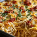 Creamy Southern Spaghetti Bake