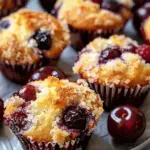 Cherry Cobbler Muffins