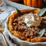 Warm Spiced Baked Pumpkin Cobbler