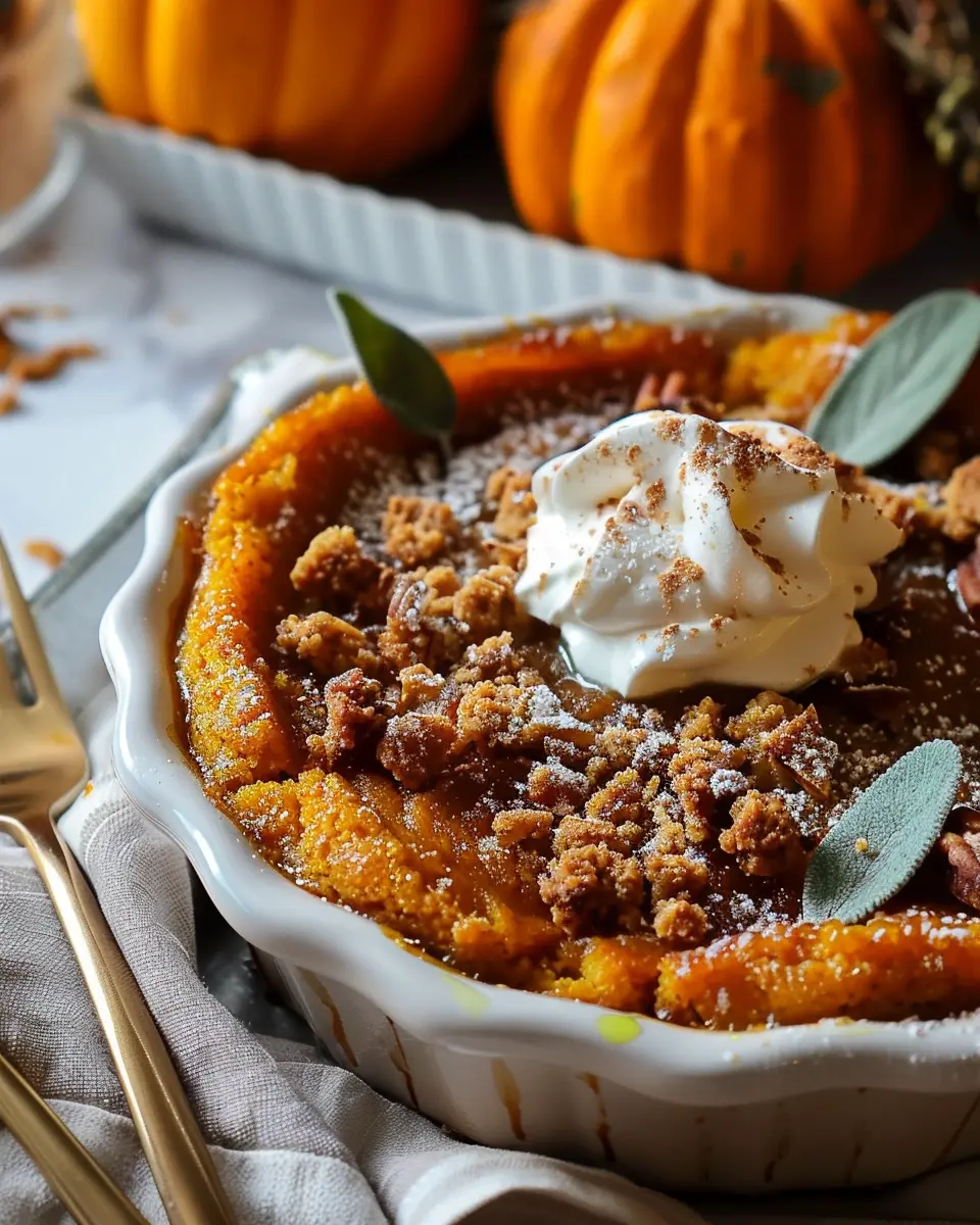 Warm Spiced Baked Pumpkin Cobbler: The Best Comfort Dessert