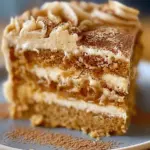 Pumpkin Spice Gooey Cake Brown Sugar Icing