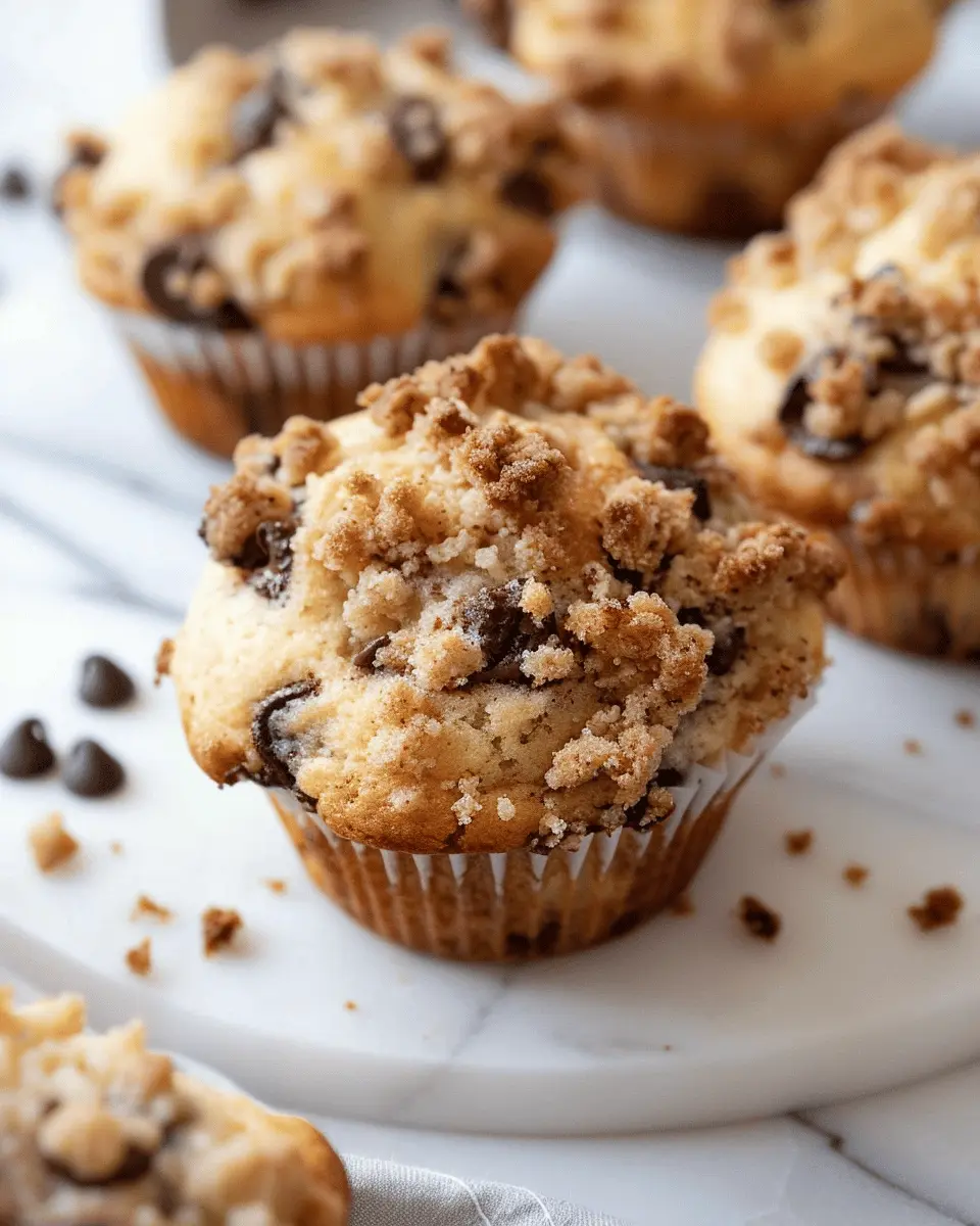 Chocolate Chip Crumb Cake Muffins: The Best Indulgent Treat