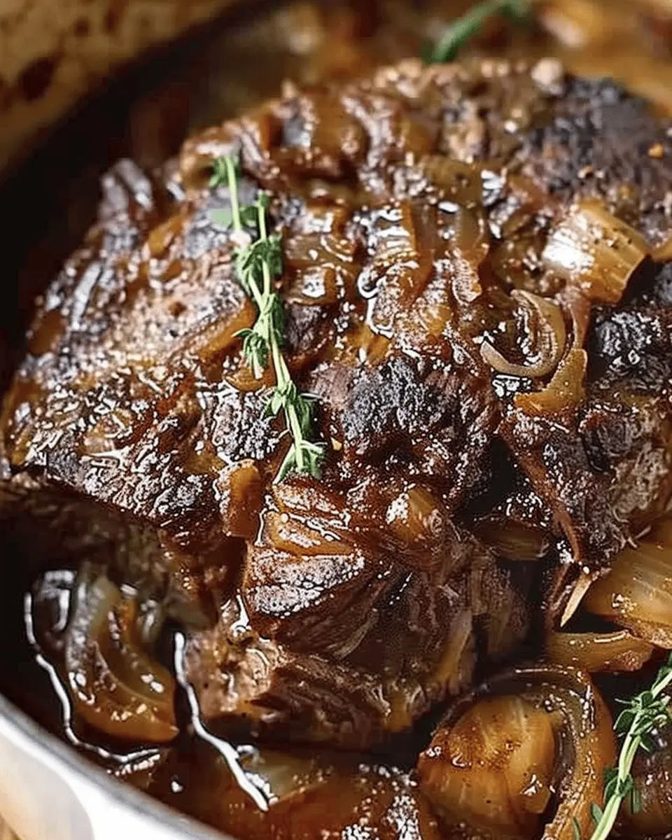 Comforting French Onion Pot Roast: The Best Cozy Dinner Recipe
