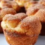 Grandma's Fluffy Cinnamon Sugar Donut Muffins