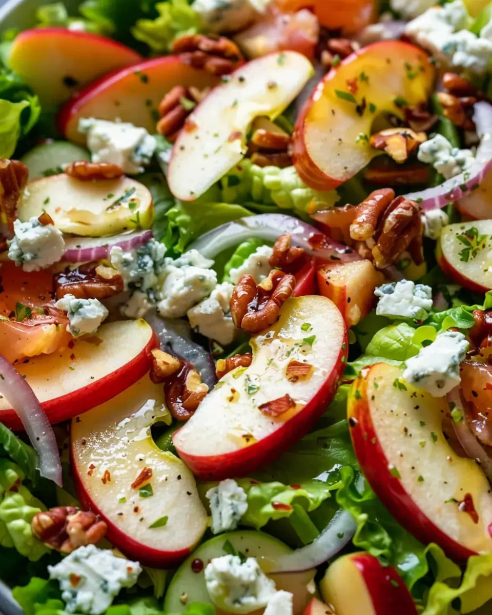 Honeycrisp Apple Feta Salad: Easy, Delicious & Turkey Bacon Twist