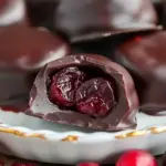 Chocolate Covered Cranberry Sauce Bites for Festive Indulgence