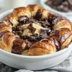 Chocolate Croissant Breakfast Bake