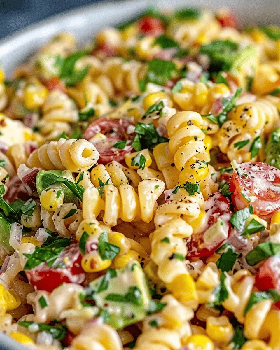Street Corn Pasta Salad with Turkey Bacon: A Delicious Twist