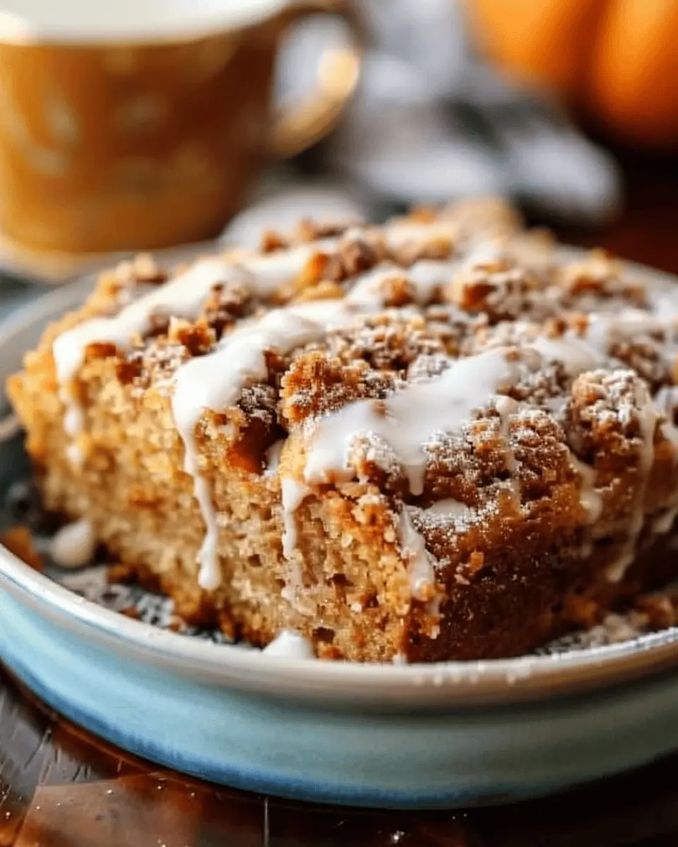 Irresistibly Moist Pumpkin Coffee Cake: An Indulgent Fall Treat