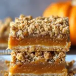 Pumpkin Pie Crumble Bars