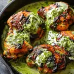 Best Peruvian Chicken with Creamy Green Sauce Recipe