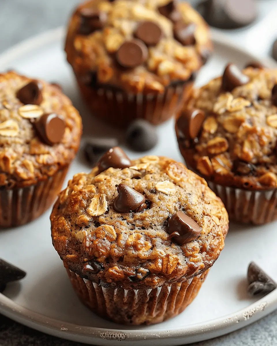 Oatmeal Chocolate Chip Morning Muffins: Your Best Start to the Day