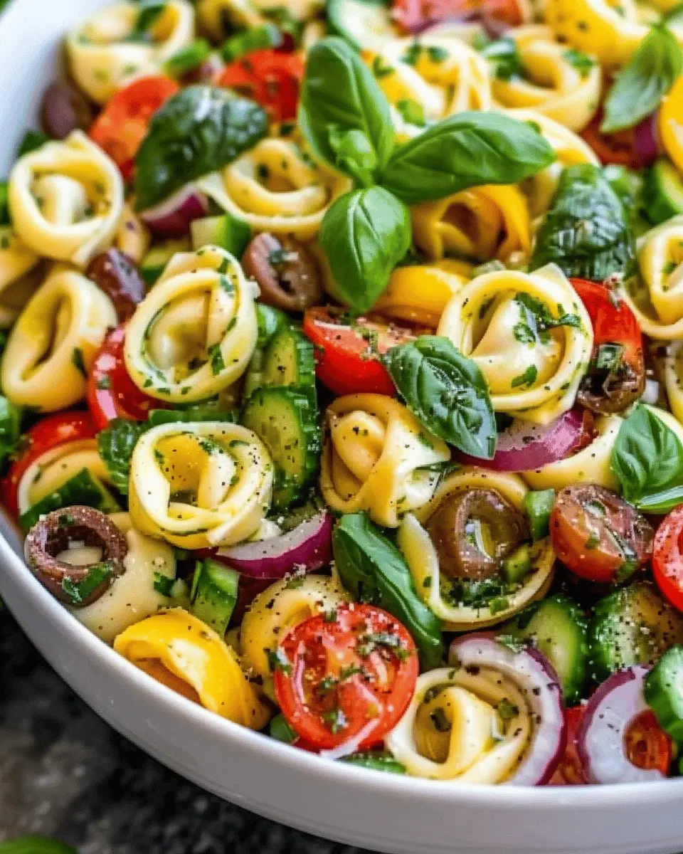 Tortellini Pasta Salad: Easy Recipe with Turkey Bacon and Chicken Ham