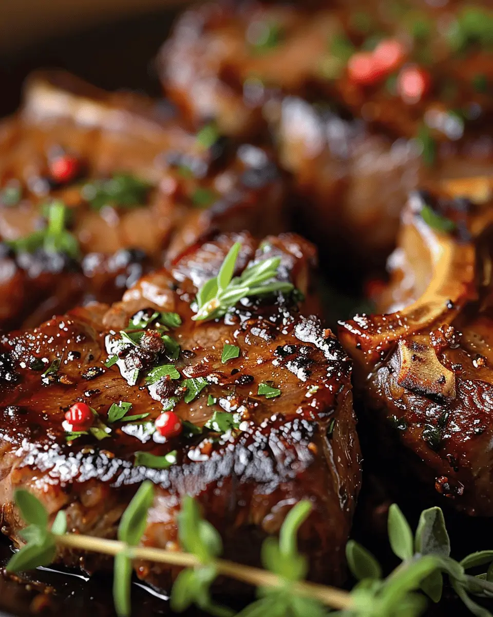 Sweet Savory Brown Sugar Beef Chops: Juicy Home-Cooked Delight