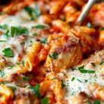 One Pot Chicken Parmesan Pasta