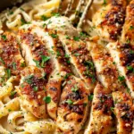 Parmesan Garlic Chicken with Pasta