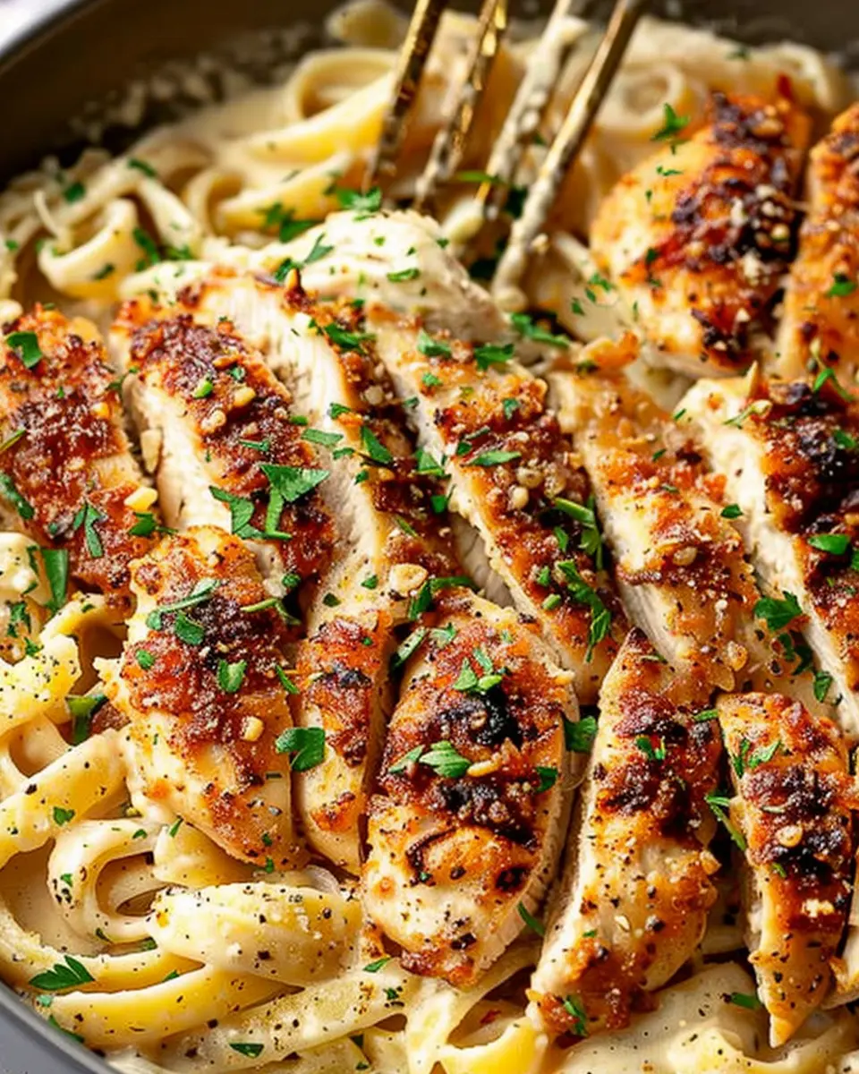 Parmesan Garlic Chicken with Pasta: Easy Comfort Food Delight