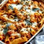 Pasta Bake with Pumpkin Tomato Sauce
