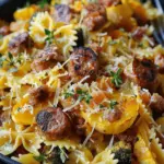 Autumn Sausage Pasta Squash
