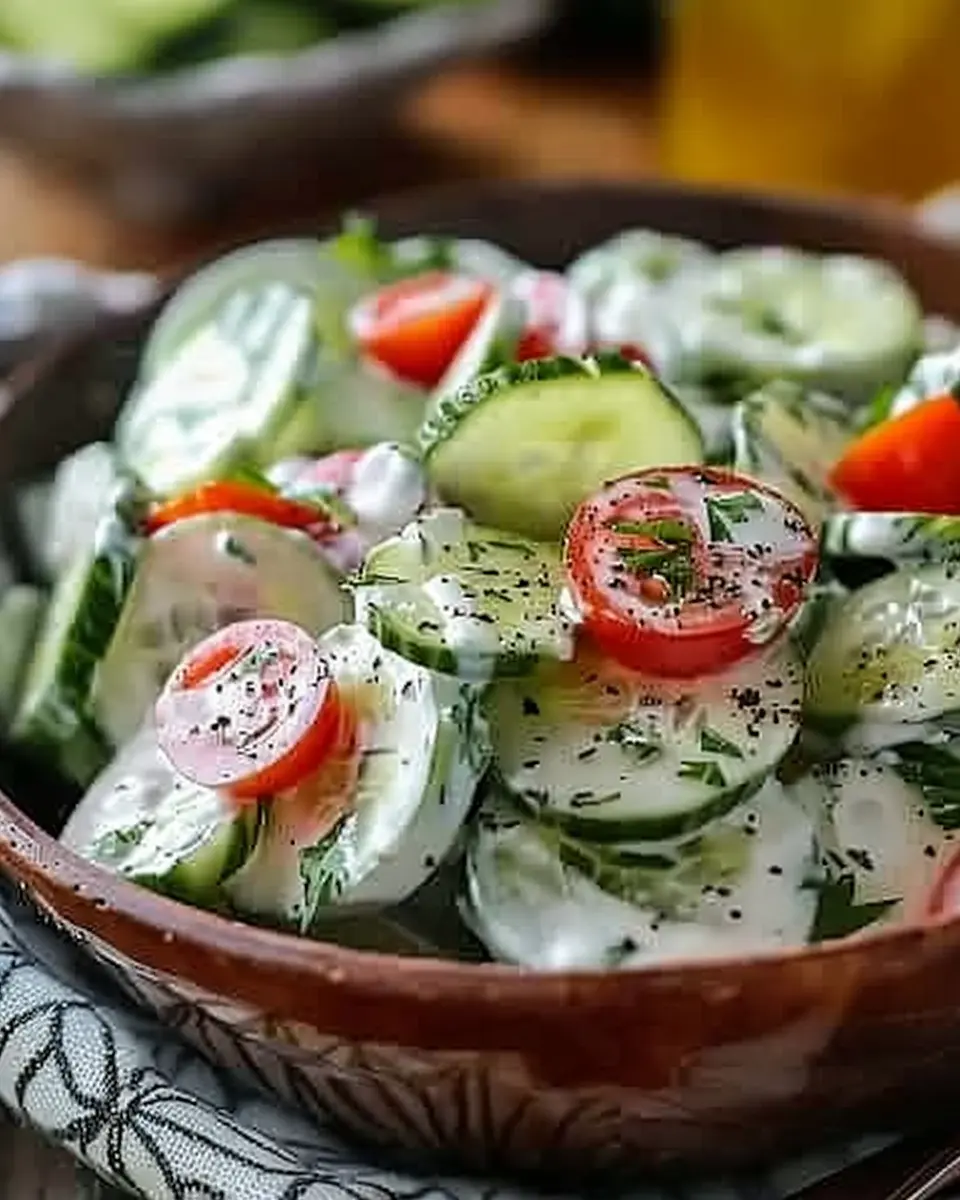 Cucumber Ranch Crack Salad with Turkey Bacon: The Best Summer Dish