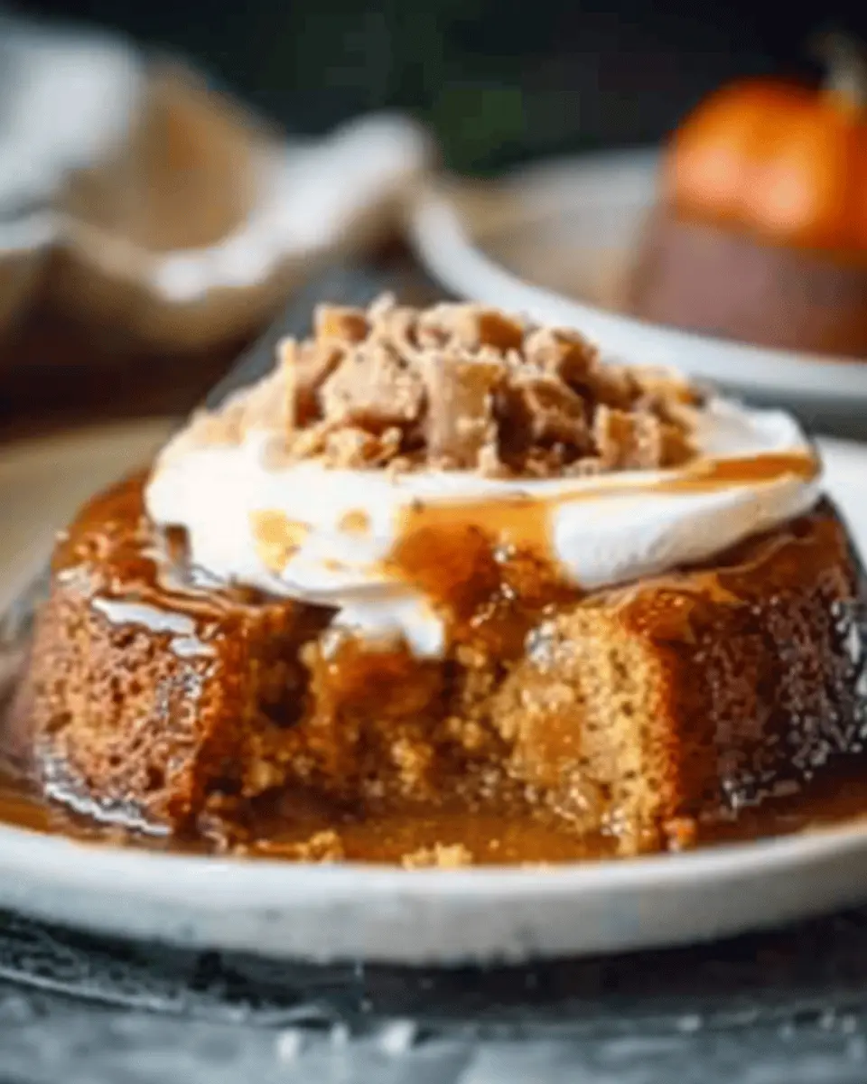 Self-Saucing Pumpkin Pudding Cake: An Indulgent Fall Delight