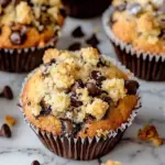 Chocolate Chip Crumble Muffins