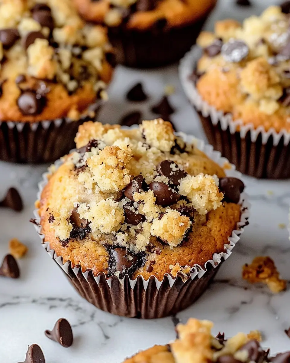 Chocolate Chip Crumble Muffins: The Best Indulgent Treat at Home