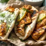 Sheet Pan Chicken Pitas with Herby Ranch